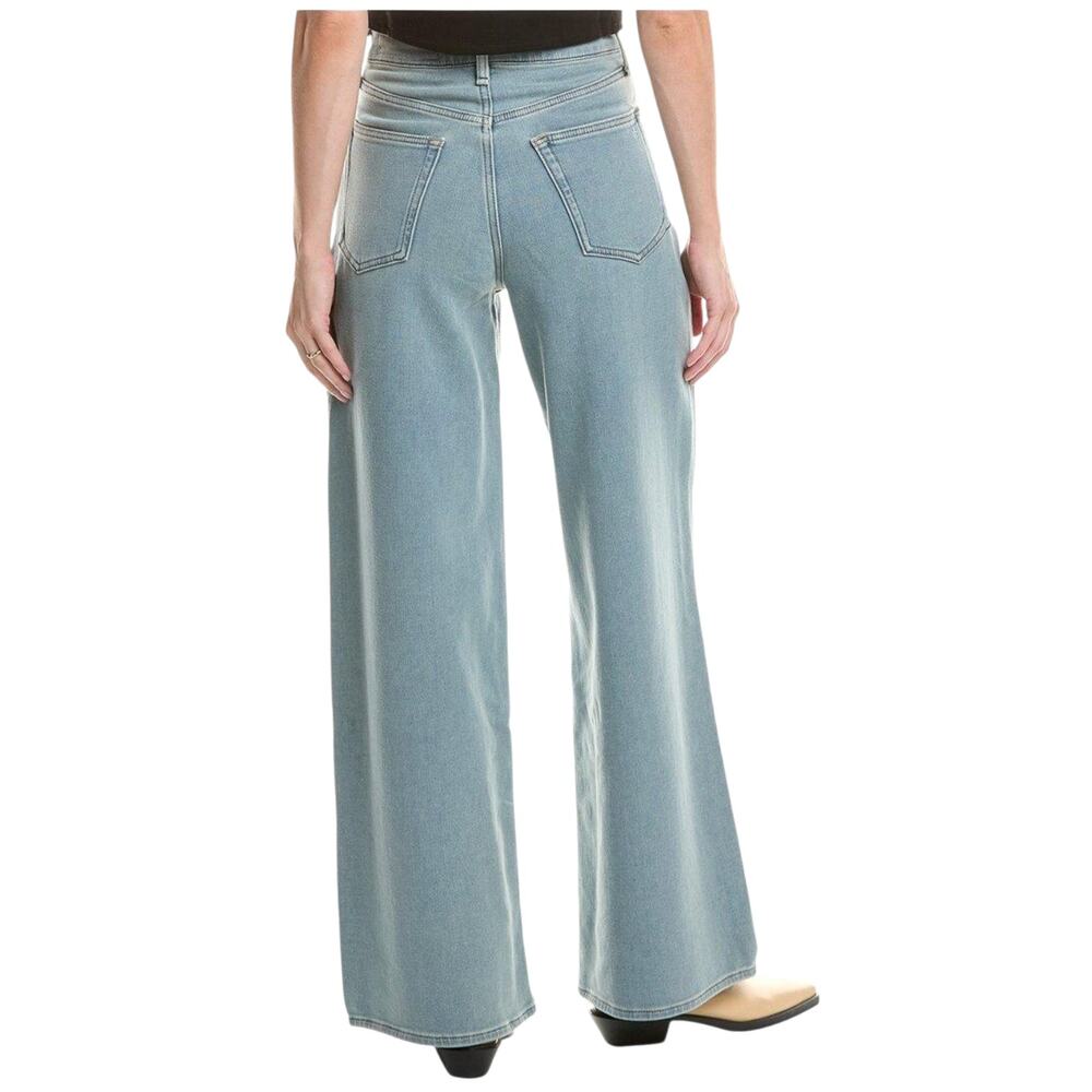 Rag & Bone The Serena Full Length Wide Leg Jeans High Rise Stretch Light Wash 29 - Picture 2 of 13